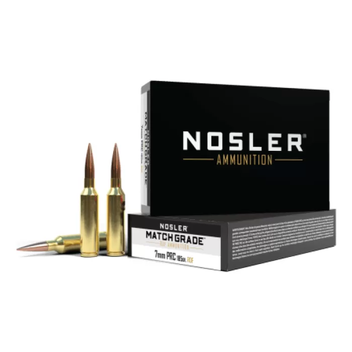 Nosler Match Grade MGA - 7mm PRC 185g RDF (20ct) Ammunition 51295 Nosler Match Grade MGA - 7mm PRC 185g RDF (20ct) Ammunition 51295
