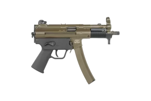 HK SP5K PDW 5.83" 9mm Pistol, Patriot Brown
