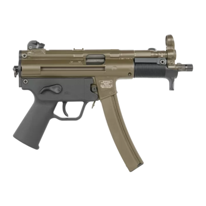 HK SP5K PDW 5.83" 9mm Pistol, Patriot Brown