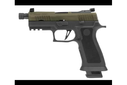 Sig P320 Two-Tone Pistol 9mm Moss Green/Gray 21rds Suppressor Ready 4.6" - 320XCA-9-MGXR3-TB-R2