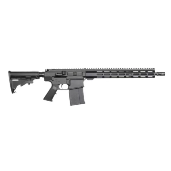 Andro Corp Industries 30816DBFORGED ACI-10 Divergent 308 Win 20+1 16" Black Nitride Threaded Barrel, Black Cerakote Aluminum Receiver w/Picatinny Rail, M-LOK Handguard, M4 Black Polymer Stock, A2 Grip