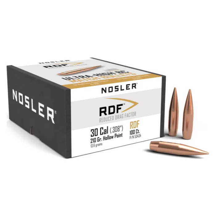 Nosler RDF RDF - 30 210g HPBT (100ct) Bullets 53434 Nosler RDF RDF - 30 210g HPBT (100ct) Bullets 53434
