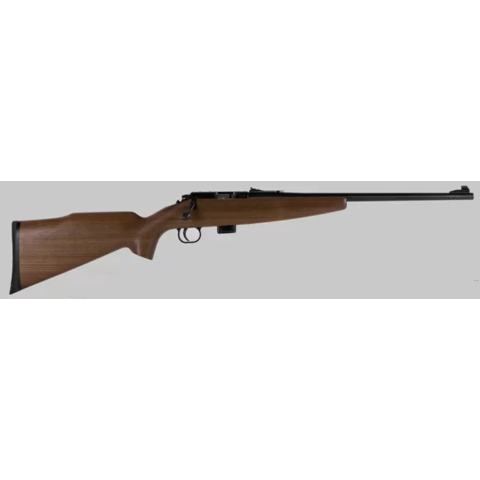 Crickett KSA20411 Model 722 Sporter Compact 22 LR 71 16.25 Blued Barrel Receiver Fixed FrontAdjustable Rear Sights Walnut Stock w13.5 LOP Rebounding Firing Pin Safety Youth UPC: 611613204114 Crickett KSA20411 Model 722 Sporter Compact 22 LR 71 16.25 Blued Barrel Receiver Fixed FrontAdjustable Rear Sights Walnut Stock w13.5 LOP Rebounding Firing Pin Safety Youth UPC: 611613204114