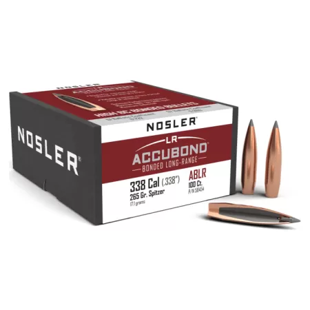 Nosler AccuBond Long Range ABLR - 338 265g SP (100ct) Bullets 58454