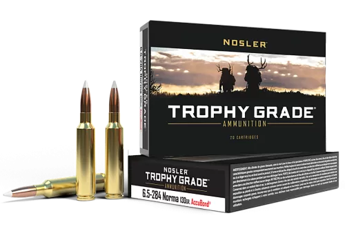 Nosler 60021 Trophy Grade 6.5x284 Norma 130 gr AccuBond 20 Bx - Dirty Bird Industries