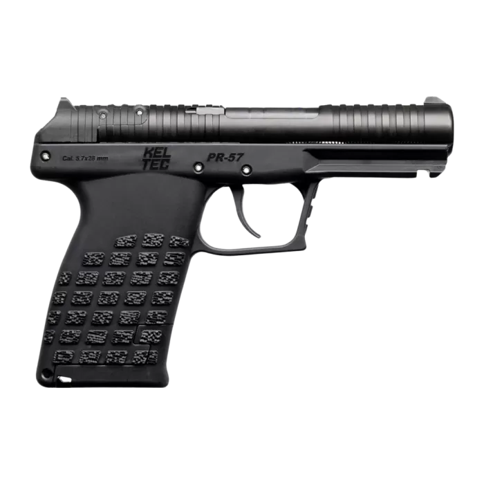 Kel-Tec PR57BLK10 PR-5.7 Compact 5.7x28mm 10+1 4.64" Stainless Rotary Barrel, Black Oxide Steel Optic Ready/Serrated Slide, Black Polymer Frame w/Accessory Rail, Textured Grip Kel-Tec PR57BLK10 PR-5.7 Compact 5.7x28mm 10+1 4.64" Stainless Rotary Barrel, Black Oxide Steel Optic Ready/Serrated Slide, Black Polymer Frame w/Accessory Rail, Textured Grip
