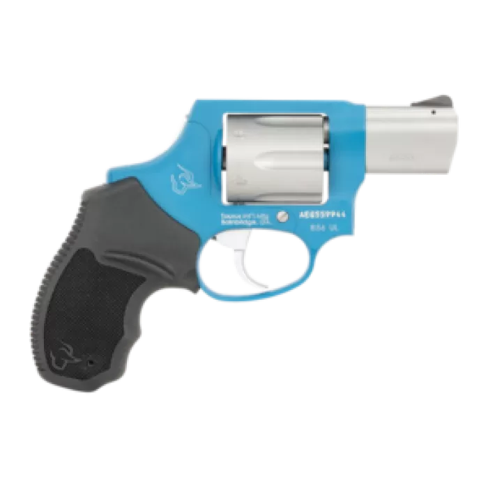 TAURUS 856 Ultra-Lite 38 Special +P 2in 6rd Sky Blue/Stainless DA/SA Revolver (2-85629ULC23CH)