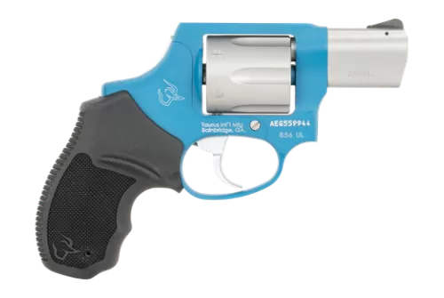 TAURUS 856 Ultra-Lite 38 Special +P 2in 6rd Sky Blue/Stainless DA/SA Revolver (2-85629ULC23CH)