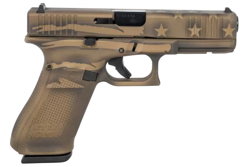 Glock G22, Glk Pa225s204-bbbwflag  G22 G5 40    Btl Worn Flag