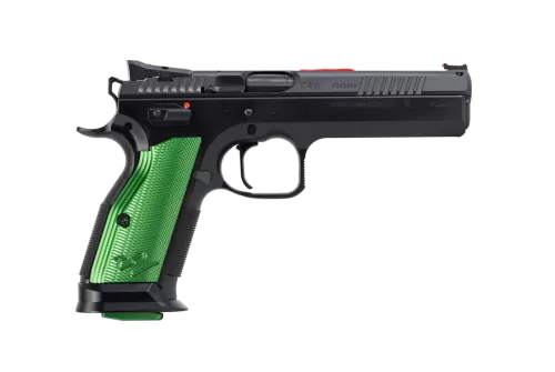 CZ TS2 Racing Green 9mm FS 3 20Rd Magazines Black Green Grip