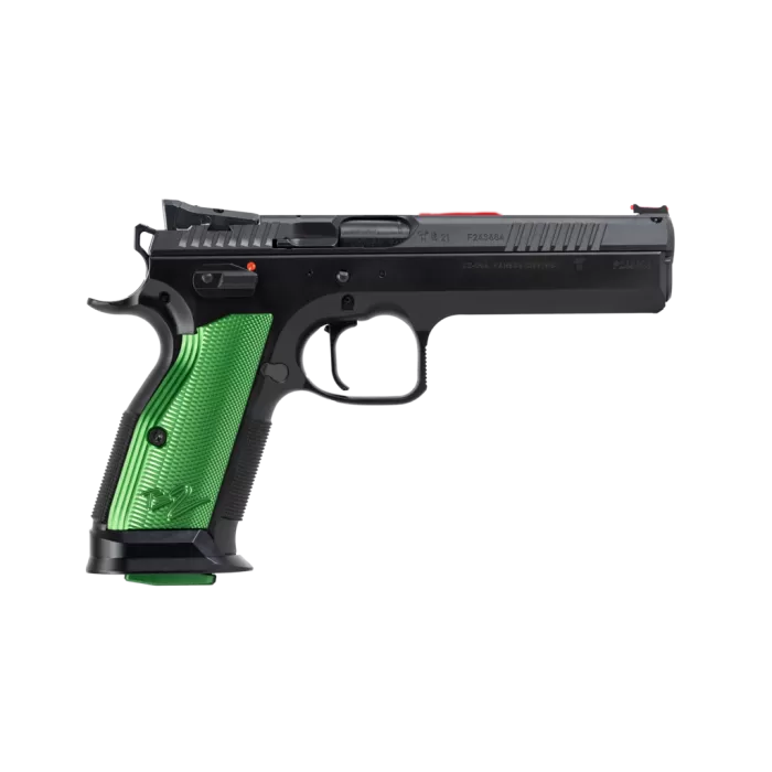 CZ TS2 Racing Green 9mm FS 3 20Rd Magazines Black Green Grip