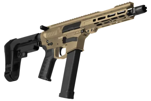 CMMG Banshee MK10 Pistol Coyote Brown 10mm Auto 8" Barrel 30-Rounds