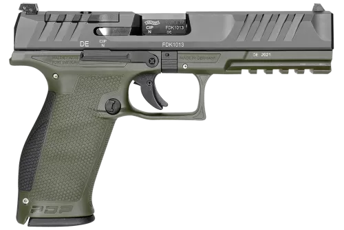 Walther Arms Pdp, Wal 2858363 Pdp 9mm 4.5 Fullsize Or 2tn Grn  18rd
