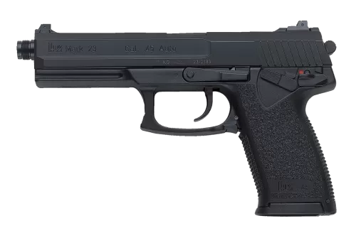 Heckler & Koch 81000078 Mark 23  45 Acp 12+1 5.87" Black Steel Threaded Barrel Black Serrated Slide Black Polymer Frame W/Serrated Trigger Guard Black Polymer Grips Right Hand M723001-A5