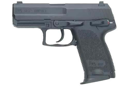 Heckler & Koch 81000345 Usp V7 Lem Compact 45 Acp 8+1 3.78" Black Polygonal Rifled Barrel, Black Serrated Slide, Black Polymer Frame, Black Polymer Grip, Ambidextrous 704537A5 642230248908