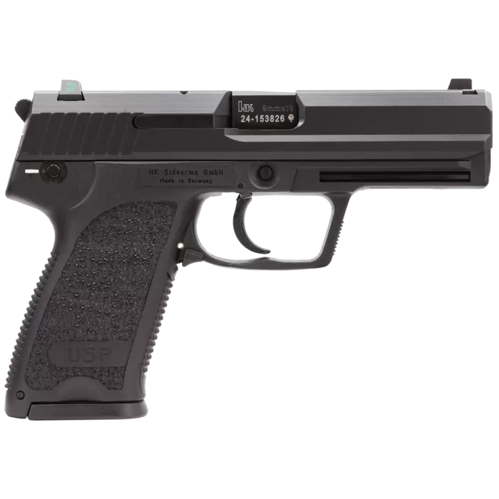 Heckler & Koch 81000334 Usp Compact V7 Lem 9Mm Luger Caliber With 3.58" Barrel, 13+1 Capacity, Overall Black Finish, Serrated Trigger Guard Frame, Serrated Steel Slide, Polymer Grip & Night Sights Includes 3 Mags 709037LEA5 642230249578 Heckler & Koch 81000334 Usp Compact V7 Lem 9Mm Luger Caliber With 3.58" Barrel, 13+1 Capacity, Overall Black Finish, Serrated Trigger Guard Frame, Serrated Steel Slide, Polymer Grip & Night Sights Includes 3 Mags 709037LEA5 642230249578