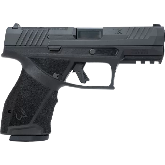 Taurus  TX 9  Compact 9mm Luger 15+1 4" Black Barrel, Black Nitride Alloy Steel Optic Ready/Serrated Slide, Black Stainless Steel Frame w/Picatinny Rail, Interchangeable Backstrap Grip