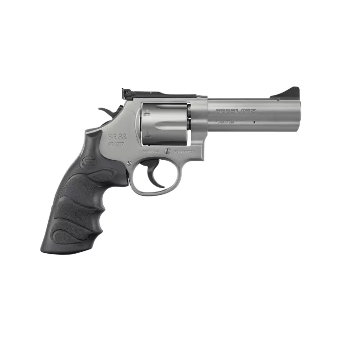 Sar USA SR38 HGR 357 Magnum 4in Stainless Revolver - 6 Rounds Sar USA SR38 HGR 357 Magnum 4in Stainless Revolver - 6 Rounds