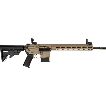 Tippmann Arms A101341 M4-22 Elite 22 LR 10+1 16" Black Parkerized Threaded Barrel, Flat Dark Earth DuraCote Aluminum Receiver w/Picatinny Rail, M-LOK Handguard, Black Adj CAR15 Polymer Stock, Black Ge