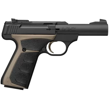 Browning 051603490 Buck Mark Micro Bull 22 LR 10+1 4" Matte Blued  Bull Barrel, Matte Black Serrated Slide, Matte Black Aluminum Frame, UFX Overmolded Grip