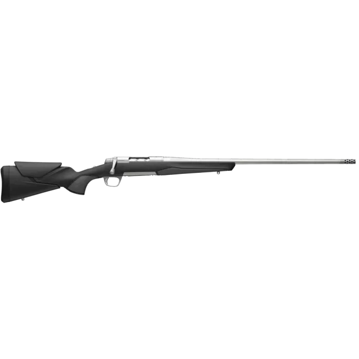 Browning 036008218 X-Bolt 2 Hunter Full Size 308 Win 4+1 22" Stainless Steel Threaded Barrel, Drilled & Tapped Stainless Steel Receiver, Adj Vari-Tech Black Composite Stock w/Adjustable Comb & LOP