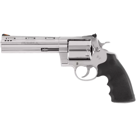 Colt Mfg KODIAKSP6RTS Kodiak  44 Mag 6 Shot 6" Stainless Steel Vent Rib Barrel, Cylinder & Frame, Exposed Hammer