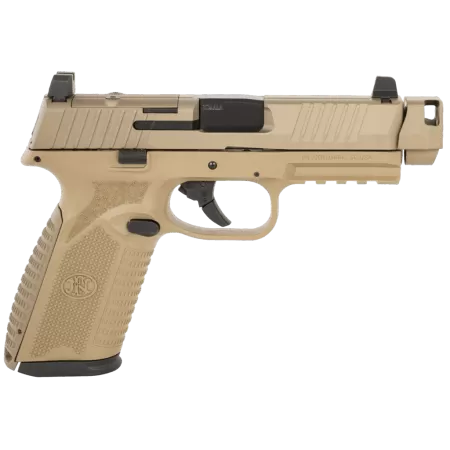 FN AMERICA 510 MRD Comp 10mm 4.1in 15rd Flat Dark Earth Semi-Automatic Pistol (66-102127)