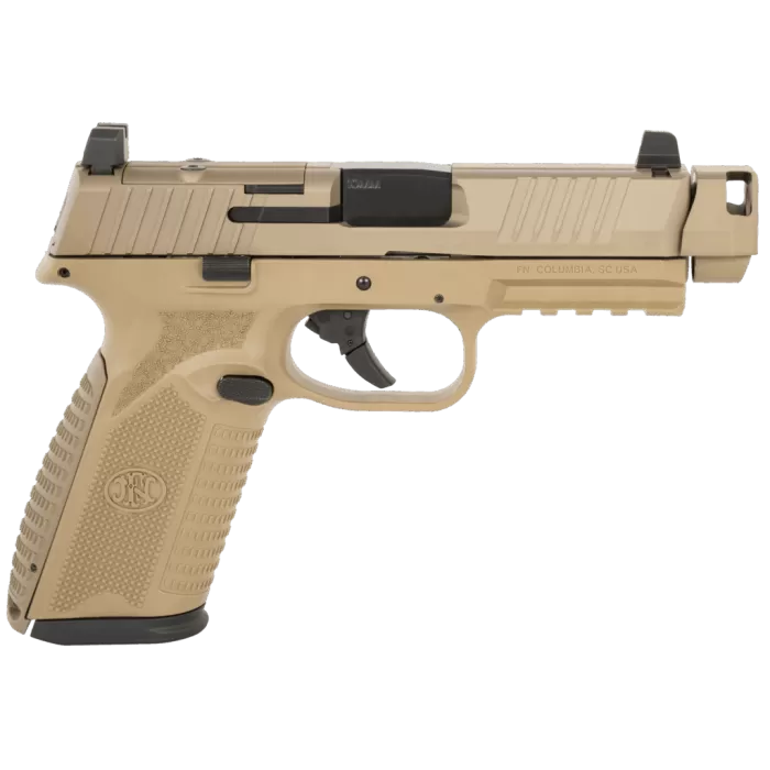 FN AMERICA 510 MRD Comp 10mm 4.1in 15rd Flat Dark Earth Semi-Automatic Pistol (66-102127)
