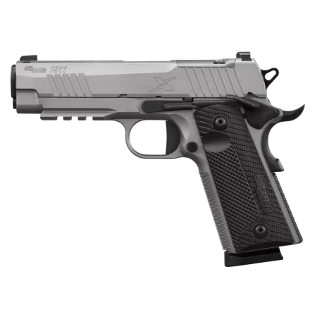 SIG SAUER 1911-XCarry Stainless 45 ACP 4.25in 2x 8rd Mags Semi-Auto Pistol (1911XCA-45-SS)