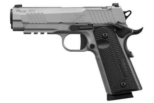 SIG SAUER 1911-XCarry Stainless 45 ACP 4.25in 2x 8rd Mags Semi-Auto Pistol (1911XCA-45-SS)
