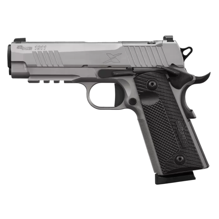 SIG SAUER 1911-XCarry Stainless 45 ACP 4.25in 2x 8rd Mags Semi-Auto Pistol (1911XCA-45-SS)