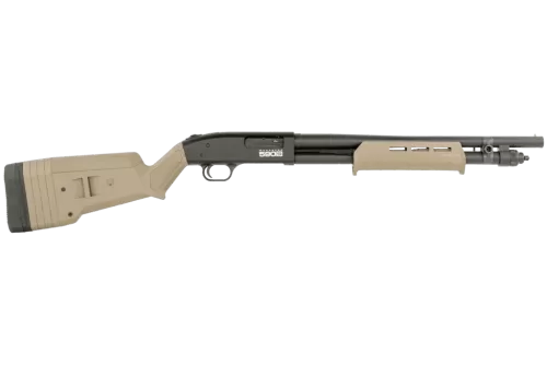 Mossberg 590S Compact Flat Dark Earth / Black 12 GA 18.5