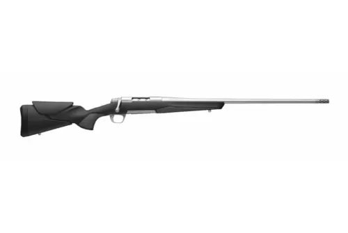 Browning 036008211 X-Bolt 2 Hunter Full Size 243 Win 4+1 22" Stainless Steel Threaded Barrel, Drilled & Tapped Stainless Steel Receiver, Adj Vari-Tech Black Composite Stock w/Adjustable Comb & LOP