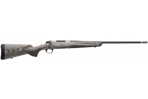 Browning 036092224 X-Bolt 2 Hunter Full Size 270 Win 4+1 22" Matte Blued Threaded Sporter Barrel, Drilled & Tapped Stainless Steel Receiver, Fixed Gray Laminate Stock, Radial Muzzle Brake