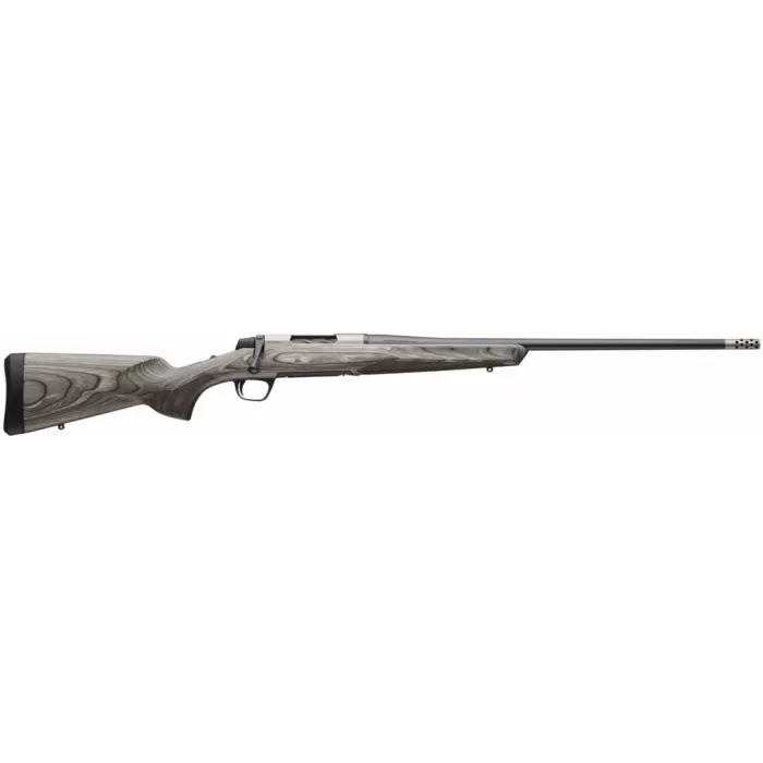 Browning 036092224 X-Bolt 2 Hunter Full Size 270 Win 4+1 22" Matte Blued Threaded Sporter Barrel, Drilled & Tapped Stainless Steel Receiver, Fixed Gray Laminate Stock, Radial Muzzle Brake