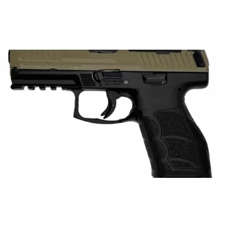 HK 81001194 VP9A1 K Compact 9mm Luger 15+1 4.09" Black Flat Dark Earth Steel Optic Ready/Serrated Slide, Brown Polymer Frame w/Picatinny Rail, Interchangeable Backstrap Grip, Ambidextrous