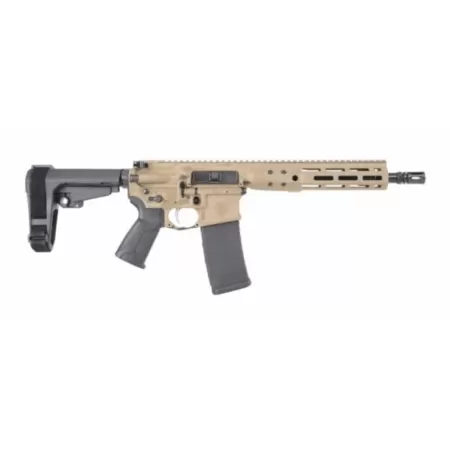 LWRC ICDIP5CK10SBA3ML ICDI 5.56 NATO 30+1 10.50" Threaded Barrel, Flat Dark Earth Receiver w/Picatinny Rail, M-LOK Handguard, Black Polymer SB Tactical SBA3 Brace, Black Polymer Grip, Ambidextrous