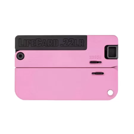 TRAILBLAZER FIREARMS LifeCard .22LR Polymer Handle Prison Pink Pistol (LC1-PP)