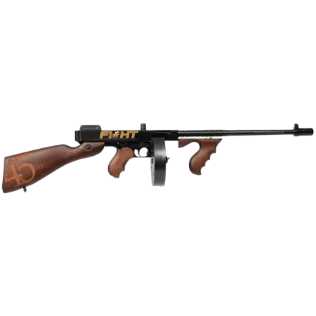 Thompson T150DC9 1927A-1 Trump Fight .45 Cal 50+1 18" Finned Barrel, Aluminum Receiver, Fixed Stock