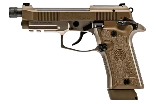 BERETTA 80X Cheetah .380 ACP 4.4in 15rd Tactical Desert Semi-Automatic Pistol (J80XTD15)
