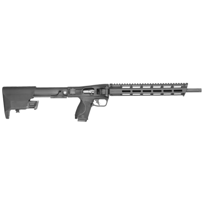Smith & Wesson 14172 M&P FPC Folding 22 LR 10+1 16.25" Black Threaded Barrel, Black Polymer Receiver w/Picatinny Rail, M-LOK Handguard, Black Fixed Polymer Stock, Interchangeable Backstrap Grip