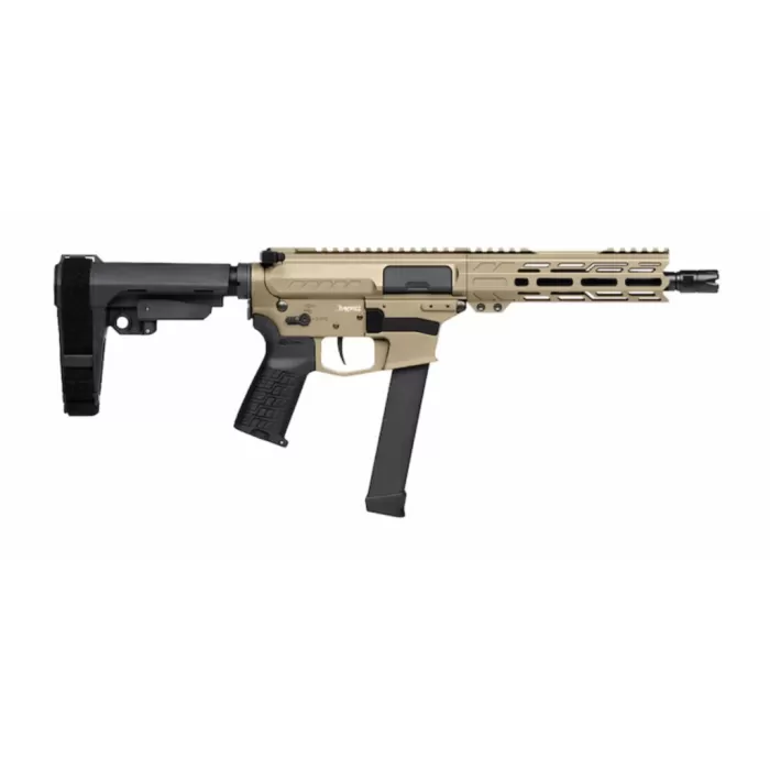 CMMG Banshee FE MkGs 9mm 8in 33rd Coyote Tan Semi-Auto Pistol (99A520F-CT)