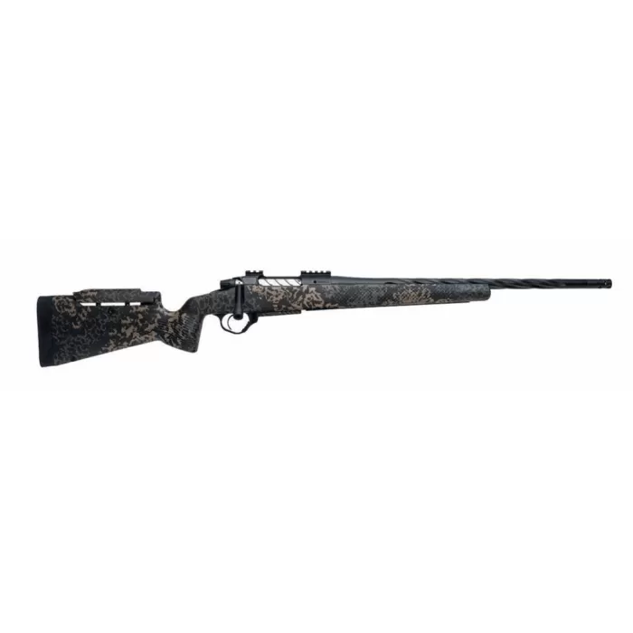 Seekins Precision 0011710279-F Havak PH3 300 Win Mag 22" Black Fluted Threaded Barrel, Black Picatinny Rail Steel Receiver, Adj Cheek Riser Woodland Shadow Synthetic Stock