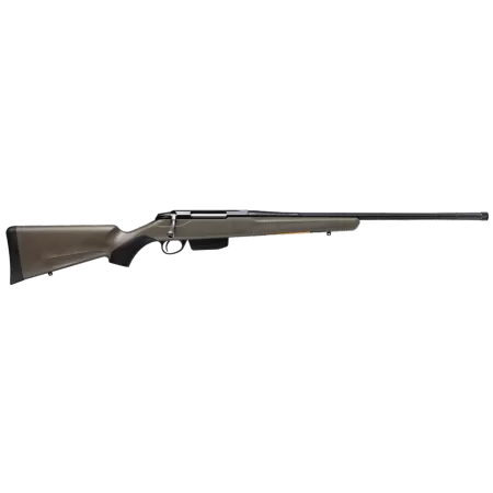 Tikka JRTXGSL31620MT T3x Superlite 308 Win 20" Blued Fluted Threaded Barrel, Blued Drilled & Tapped Steel Receiver, Fixed Green Synthetic Stock