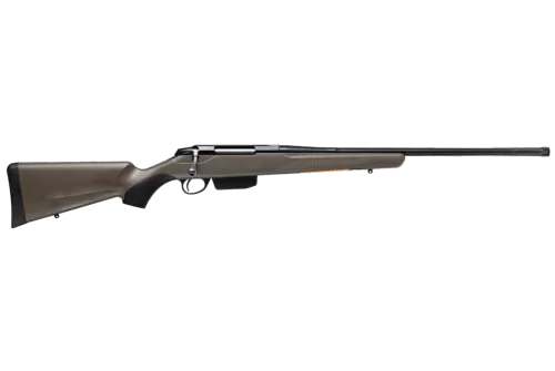 Tikka JRTXGSL31620MT T3x Superlite 308 Win 20" Blued Fluted Threaded Barrel, Blued Drilled & Tapped Steel Receiver, Fixed Green Synthetic Stock