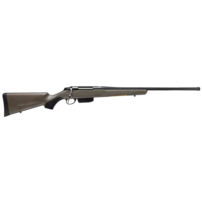 Tikka JRTXGSL31620MT T3x Superlite 308 Win 20" Blued Fluted Threaded Barrel, Blued Drilled & Tapped Steel Receiver, Fixed Green Synthetic Stock