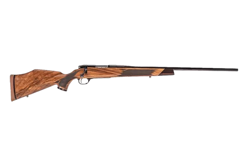Weatherby MDX01N224WR4T Mark V Deluxe Varmintmaster 224 Wthby Mag Threaded Barrel, Drilled & Tapped Steel Receiver, Monte Carlo High Gloss Walnut Wood Stock