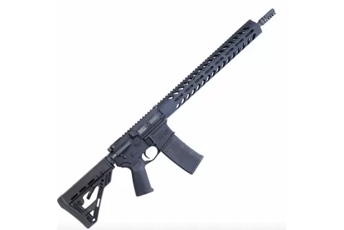 HM Defense Defender M556L 5.56mm NATO 16in Black Hardcoat Anodized Semi Automatic Modern Sporting Rifle - 30+1 Rounds