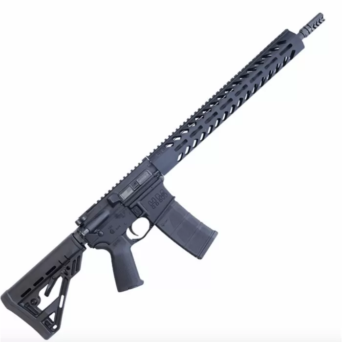 HM Defense Defender M556L 5.56mm NATO 16in Black Hardcoat Anodized Semi Automatic Modern Sporting Rifle - 30+1 Rounds