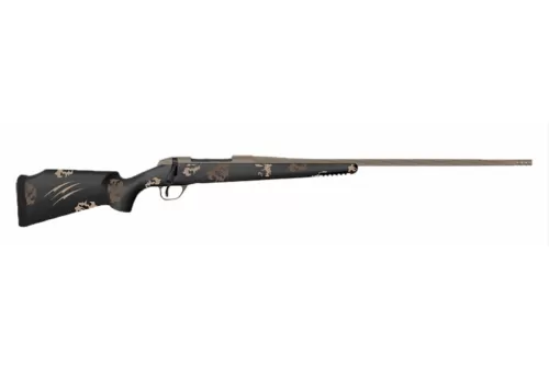 Fierce Firearms TWTROG7PRC22BS Twisted TI Rogue 7mm PRC 22" Black Cerakote Steel Threaded Barrel, Drilled & Tapped Titanium Receiver, LR Negative Comb Sonora Ambush Camo Carbon Fiber Stock